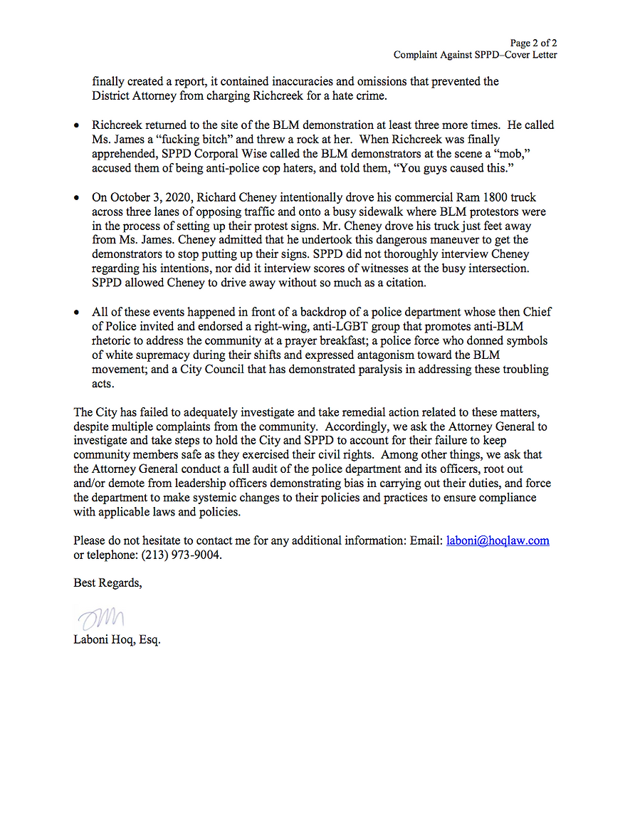 Attorney General Complaint CareFirstSouthPas